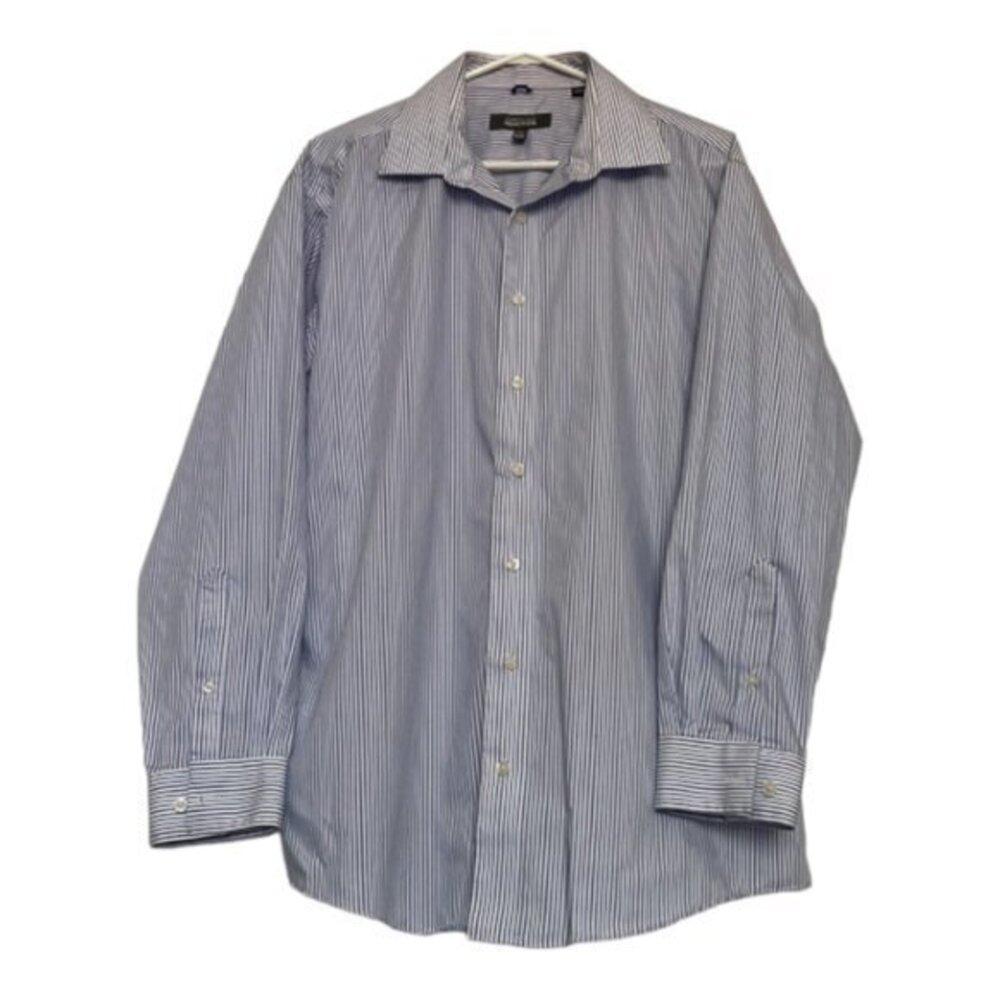 Kenneth Cole Dress Shirt Sz XL 17-17.5 EUC #6202